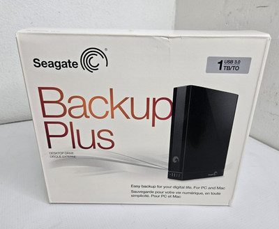 Seagate Backup Plus 1TB External Hard Drive   USB 3.0 For PC And MAC