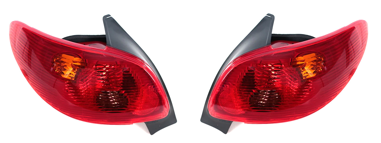 Paire feu arrière gauche droite Peugeot 206 pour réparation carrosserie et passage contrôle technique