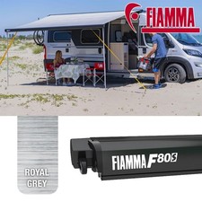 FIAMMA F80S 340 WIND OUT CANOPY AWNING BLACK CASE GREY CANOPY CAMPERVAN CARAVAN