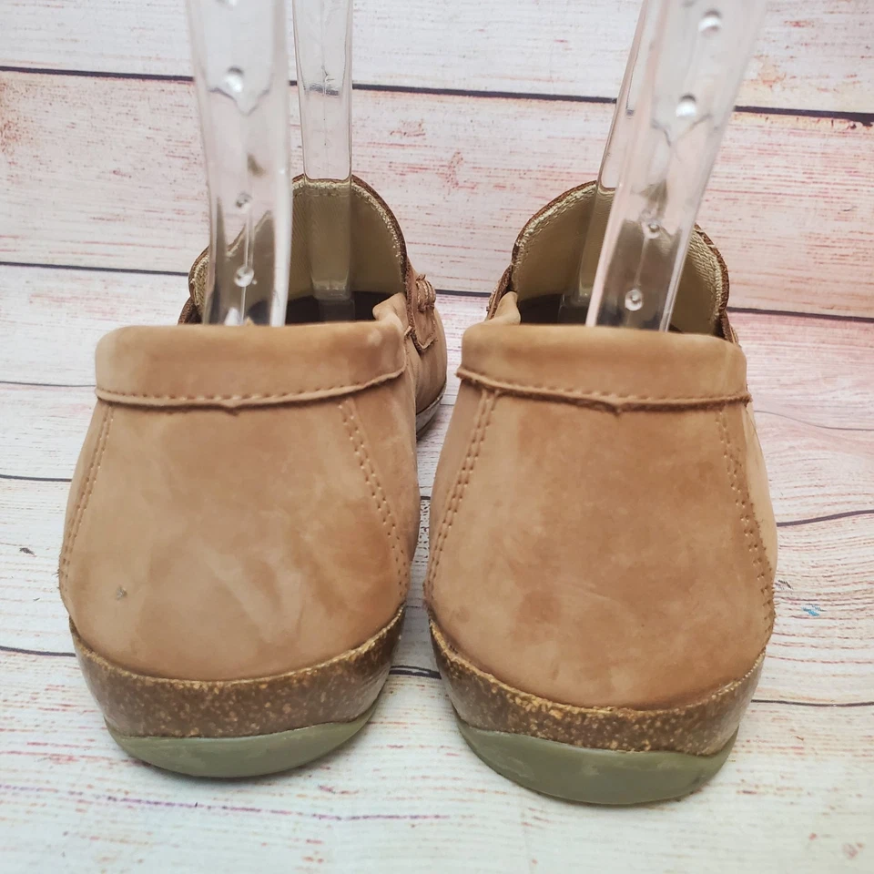 Zapatos mocasines Victoria Penny de cuero nobuck tostado talla 8,5 Stegmann para mujer Foto 4 de 4
