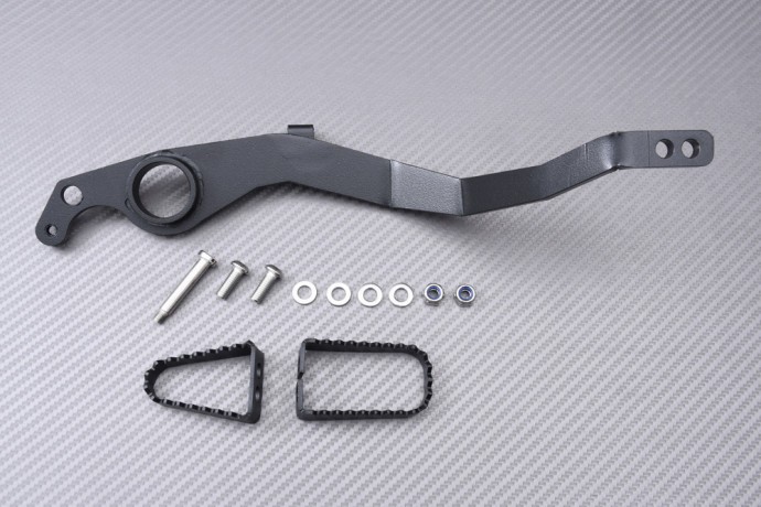 Pédale de frein arrière YAMAHA RAPTOR 700R STRONGBRAKE en alu forgé noir