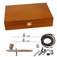 Paasche Airbrush Talon Gravity Feed Airbrush In Deluxe Wood Orange