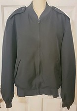 Vintage Neptune Garment Co. Men's Size 40 Officer Jacket Thinsulate Wool Black