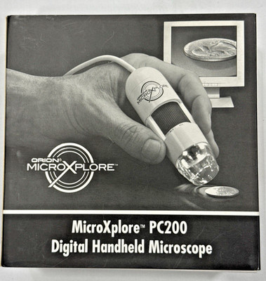 Orion MicroXplore PC200 DIgital Handheld Microscope USB Interface W DinoCapture