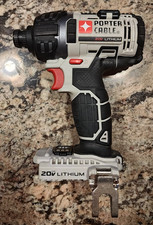 PORTER CABLE 20V Lithium 1/4" Impact Driver PCC640 w/ Battery Indicator, Tested
