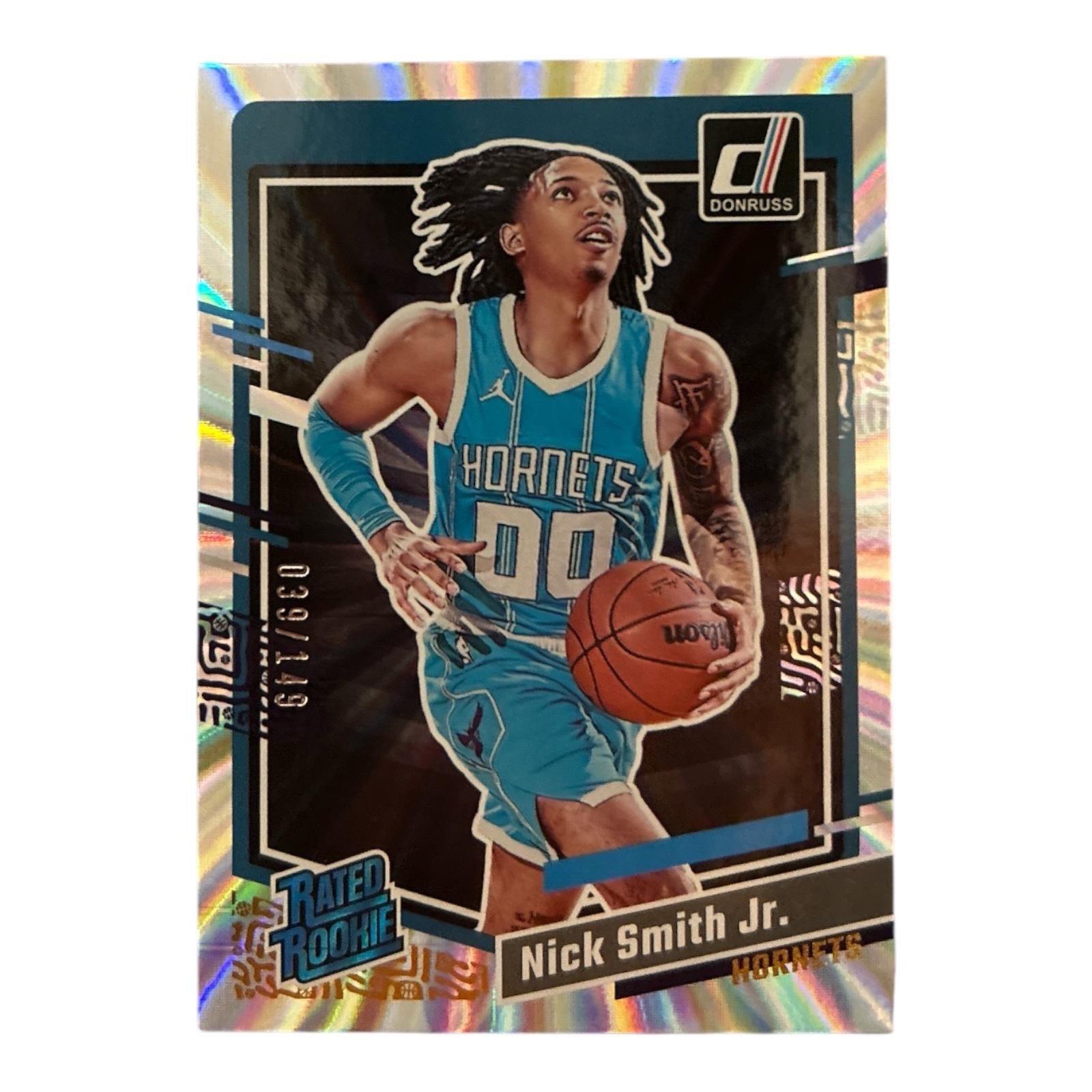 2023-24 Panini Donruss - Rated Rookie Nick Smith Jr. #248 Holo Laser /149 (RC)