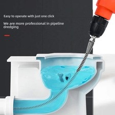 1/1.5/2.5/3.5/5 Meter Drain Cleaner 10mm Dia Pipe Spring Anti-Rust Sewer Sink Ba