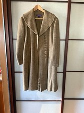Ralph Lauren Collection Luxury Tweed Coat – Made in USA – Shawl Collar