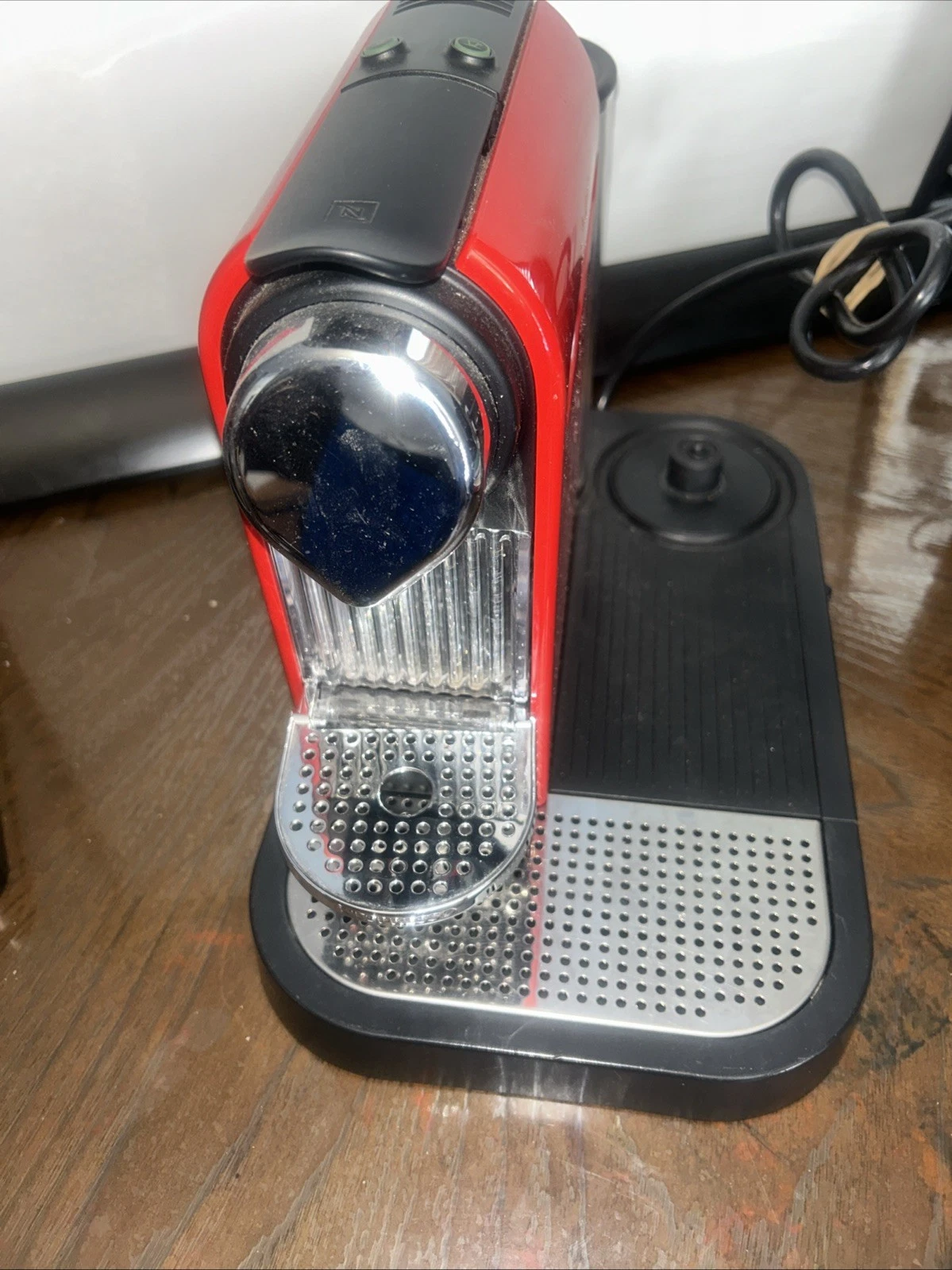 Nespresso Citiz Milk C120 Coffee Machine Kitchen Counter Top Milk NOFrothier Red