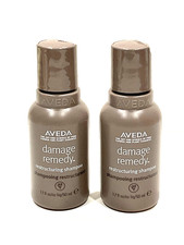 Lot of 2 AVEDA DAMAGE REMEDY Restructuring Shampoo 1.7 fl oz New free shipping