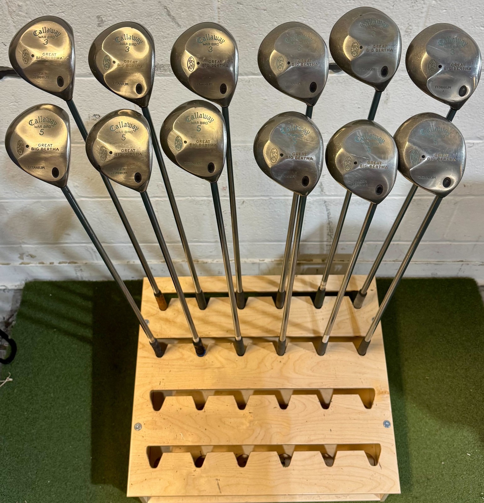 Wholesale Lot of 25 Golf Clubs - Callaway Big Bertha Warbird Woods - Ladies Flex