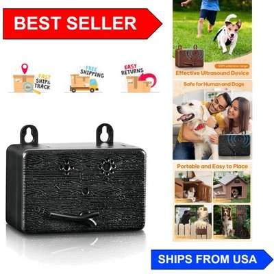 Portable Ultrasonic Dog Bark Deterrent - 50FT Control with User-Friendly Design