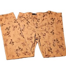 Bandolino Mandie Gray Jeans w/floral Pattern AOP Sz 8