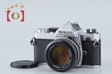 Nikon FM Silver Early Model 35mm SLR Film Camera  Ai NIKKOR 50mm f/1.4