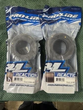 2 Pack Pro-Line Racing Reaction+ HP Wide SC S3 Drag Belted Tires (PRO10188-203)