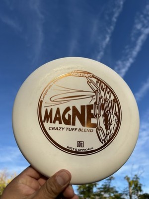 NEW Discraft Limited Edition CT Magnet, 170-172g White w/ Chain Stamp  