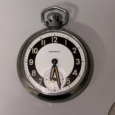 Orologio da tasca Ingersoll seconda guerra mondiale dipartimento guerra funzionante 