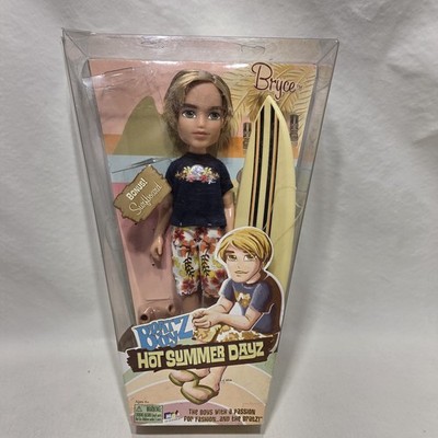 Bratz Boy Hot Summer Dayz Bryce Doll 2007 New In Box With Surfboard 