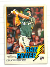 Roman Anthony RC Raw Power 2026 Topps Heritage #RP-RA Red Sox🔥🔥🔥