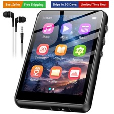128GB MP3 Player with Bluetooth Black- M4 Music Player with Bluetooth 5.4, 2....