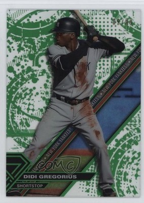 2017 Topps High Tek Pattern 1 Green Rainbow /99 Didi Gregorius #HT-DG 07rd