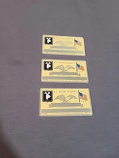 VTG NOS PERMA GRAPHICS PLAYBOY/US FLAG SOCIAL SECURITY/ID CARD BLANK- METAL- SS 