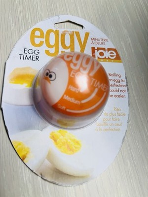 Joie Eggy Time Color Changing Mechanical Egg Timer Orange White