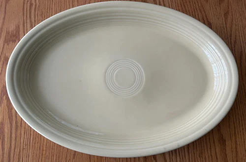Fiestaware 19 inch OVAL SERVING PLATTER Fiesta Ivory 19in X 13.5in New