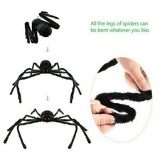 5PCS Spinne Halloween Dekoration Spukhaus Requisite Innen Außen Schwarz