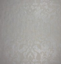 Papel tapiz flocado en relieve marfil bandada texturizado flocado damasco terciopelo rollos 3D