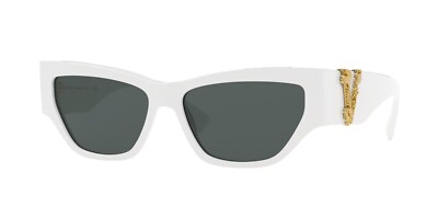 versace cat eye sunglasses white color VERSACE | 4450 314/87 | MEDUSA RUNWAY CAT-EYE SUNGLASSES  main image 4