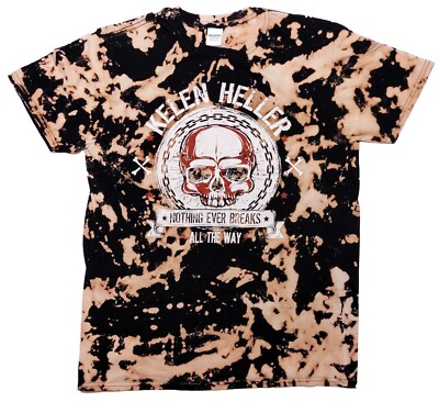 GILDAN Kelen Heller Nothing Ever Breaks All The Way T- Shirt Tie Dye Large L