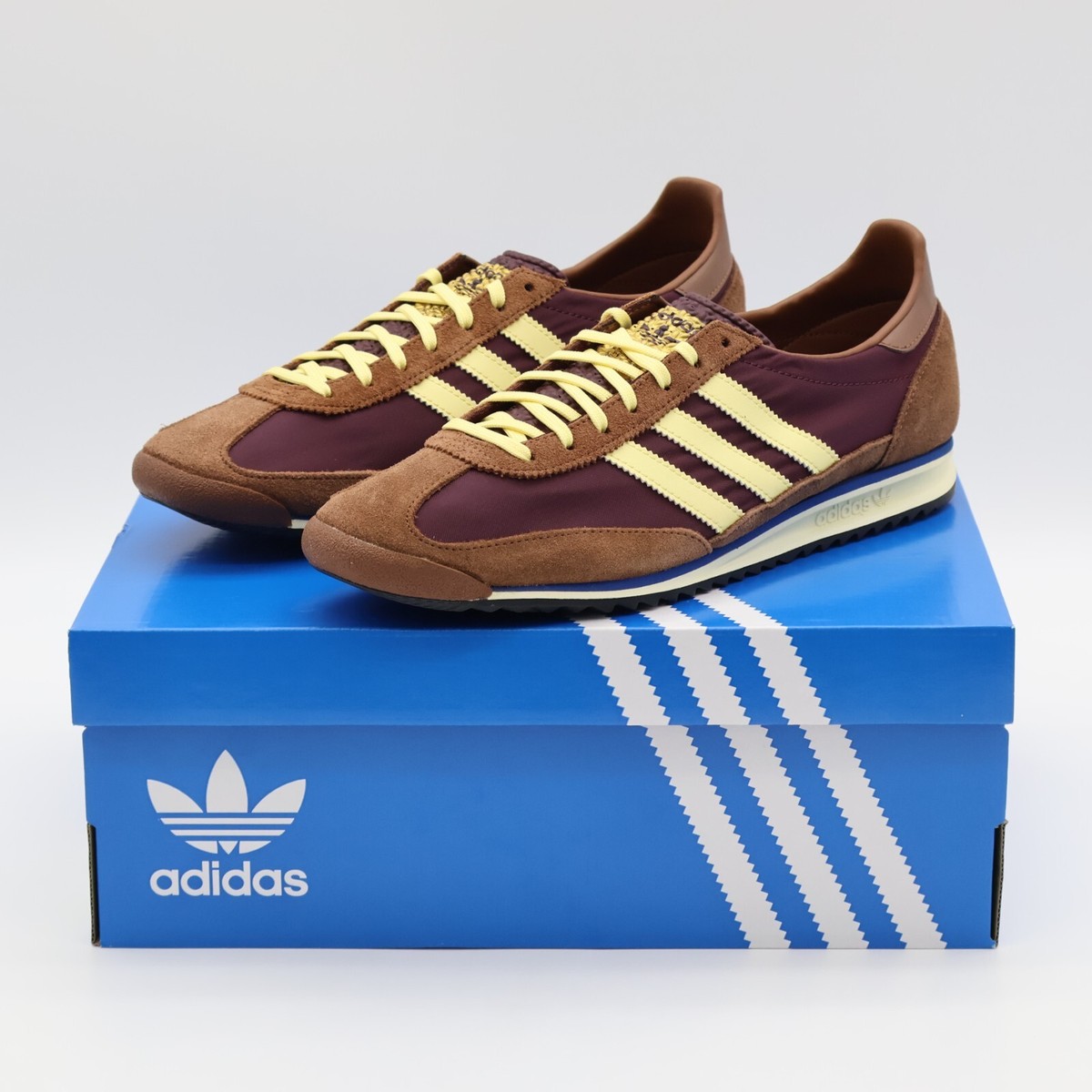 ★adidas★ SL 72 Brown IE3425 ★大人気★ IE3425 adidas Originals SL72 Maroon Almost Yellow Preloved