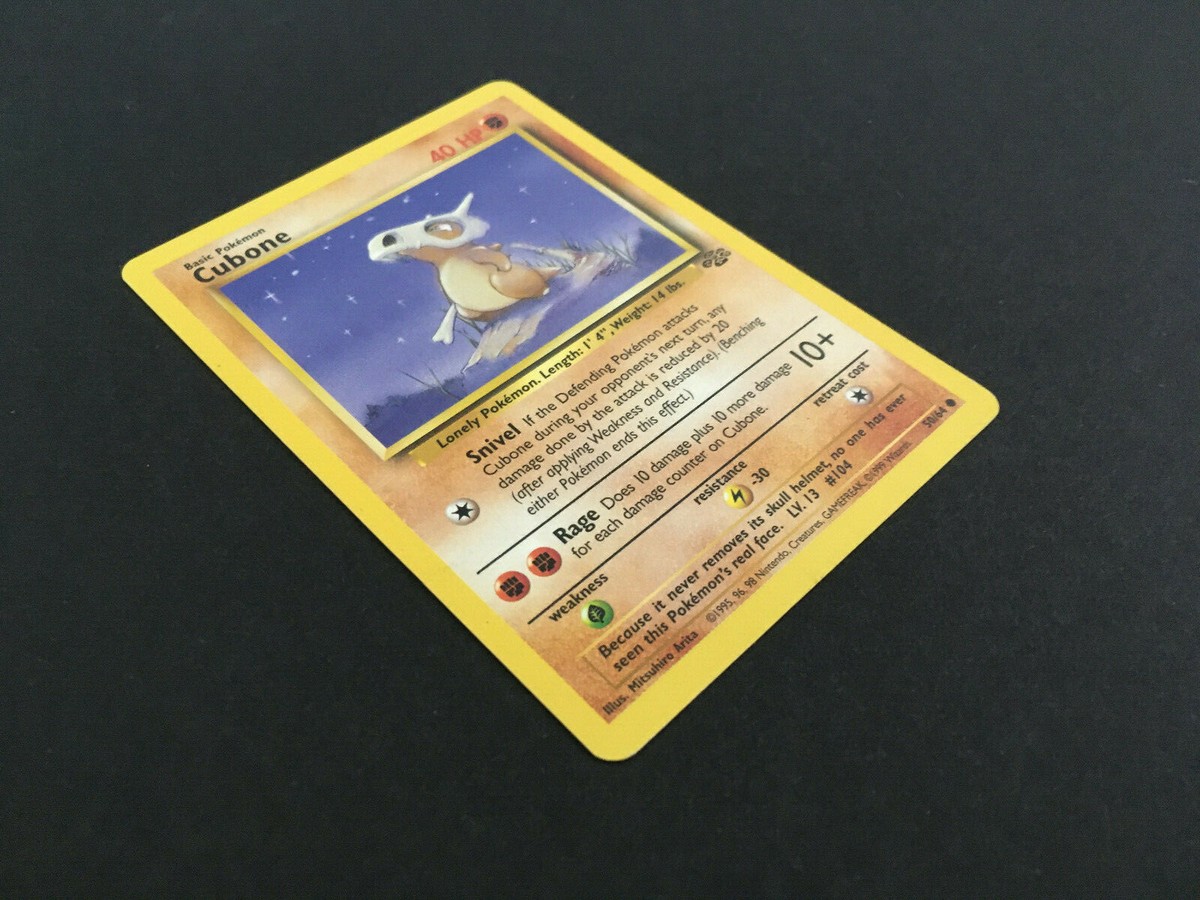 Pokemon Cubone 50/64 - Jungle Set - Excellent - All Cards Same