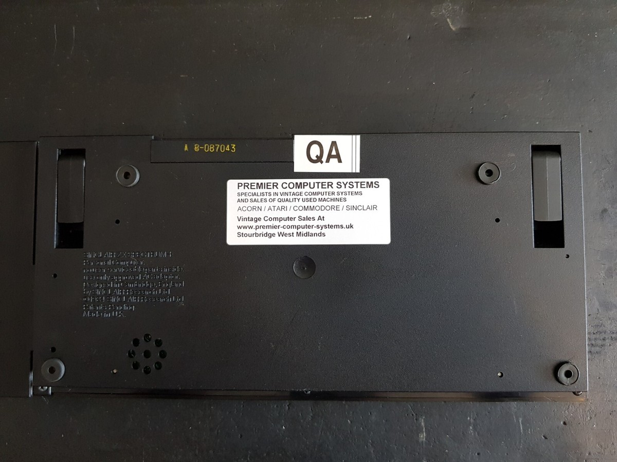 ULTRA RARE VINTAGE SINCLAIR ZX SPECTRUM 128 TOAST RACK COMPUTER