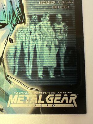 Metal Gear Solid Trading Card ~ Natasha Romanenko ~ No. 027