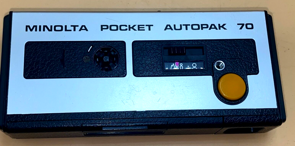 Vintage MINOLTA Pocket Autopak 70 Film Camera Japan - Point
