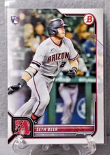 2022 Bowman Baseball Seth Beer #36 Base RC Diamondbacks