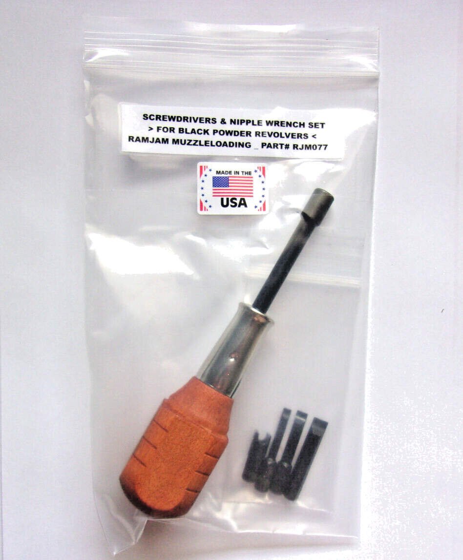 Revolver Screwdrivers & Nipple Wrench Fits Pietta Uberti & More! 1858