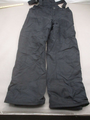 SLALOM Size L Mens BLK 100% Nylon Boot Gaiters Adjustable Windproof Snow Bib 279