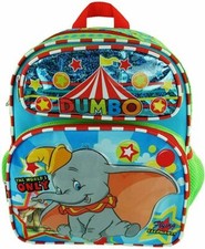 Disney Dumbo 12 inch Small Backpack for Kids Two Pockets