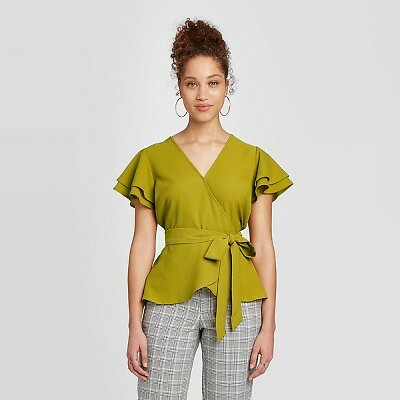 【大幅値下げ】Bell Sleeves Short Blouse 81yArfXn9EL._UY1000_.jpg
