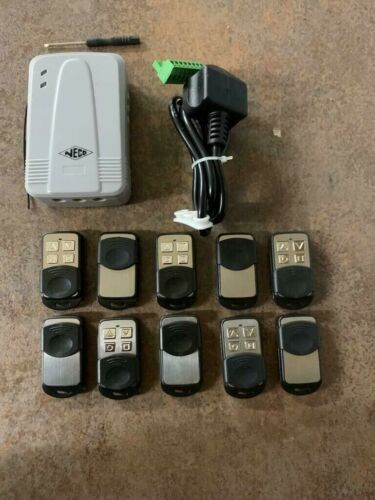Neco Eco Plus Controller with 10 Remote for Roller Shutters and Garage Door