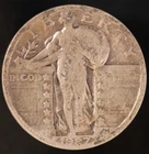 1927 STANDING LIBERTY QUARTER FROM AN OLD COLLECTION-LOT 6762