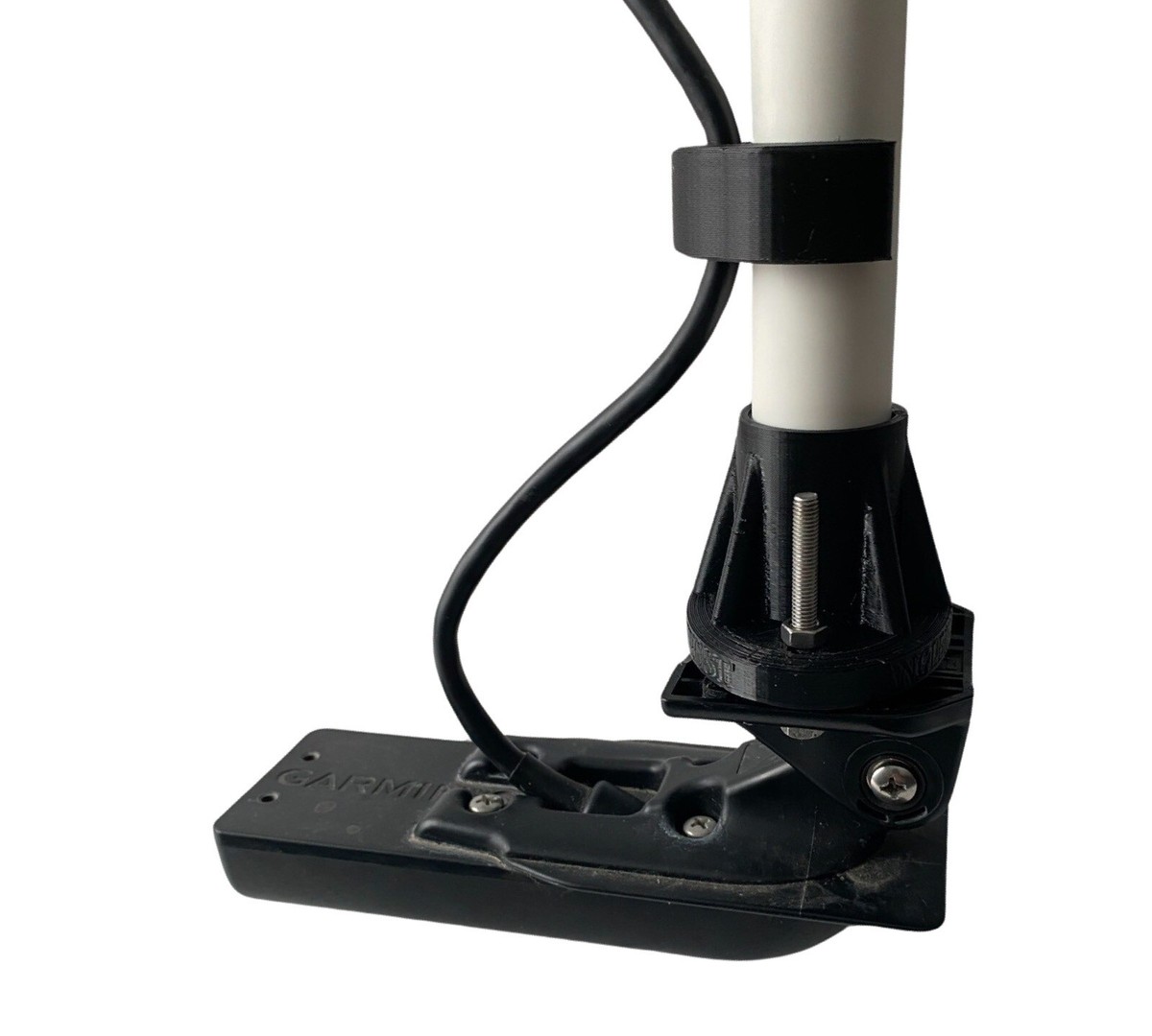 Ice Fishing Transducer Pole Adapter For 2D Sonar Transom Mount - For 3/4