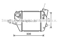 Ladeluftkühler AVA MZA4243 für Mazda 5 CR19