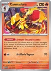 Carte CARMADURA 044/197 Pokémon Flammes Obsidiennes EV3 Neuve OBF FR