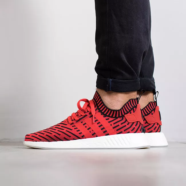 dividir espíritu Sobrio Adidas NMD R2 PK size 11.5 Core Red Black Gum. BB2910. primeknit ultra  boost | eBay