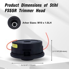 Alocs 25-2 Trimmer Head Replacement for Stihl Weed Eater
