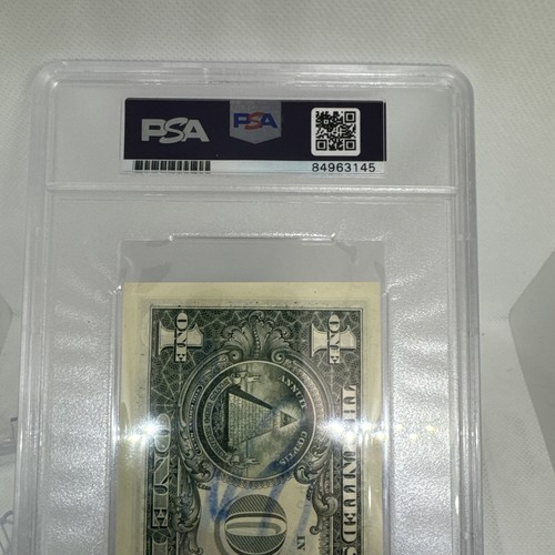 Dennis Rodman Signed Currency NBA Bulls HOF Autograph Worm PSA/DNA Authentic - Picture 7 of 8